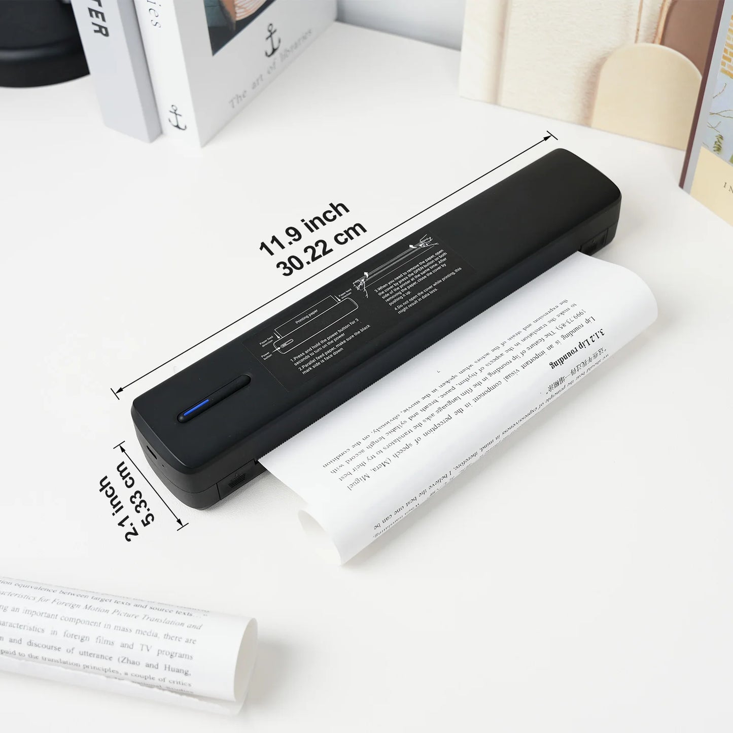 TakeYou Portable Wireless Inkless Thermal Printer Bluetooth 300DPI