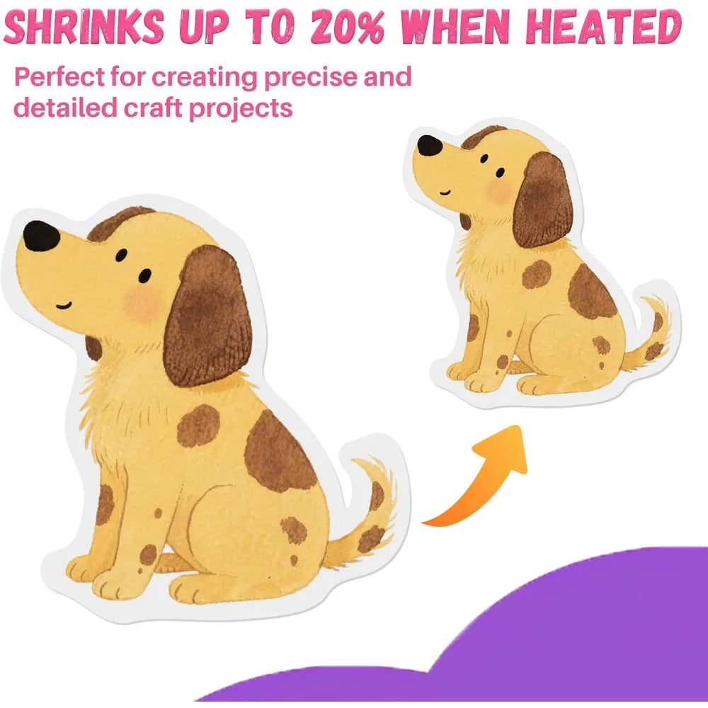 Shrink Plastic Sheets For Diy Keychain Crafting Projects