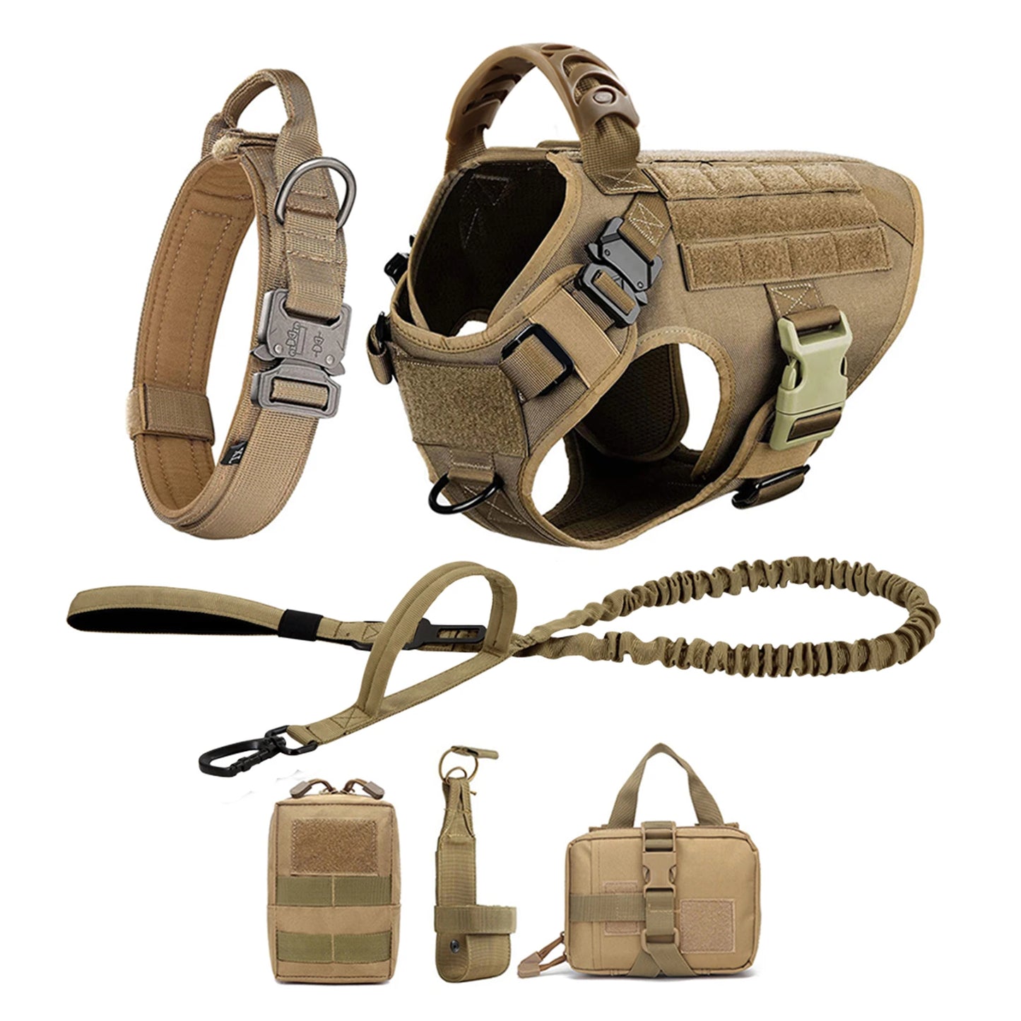 Durable Dog Harness And Leash Set For Training And Walking