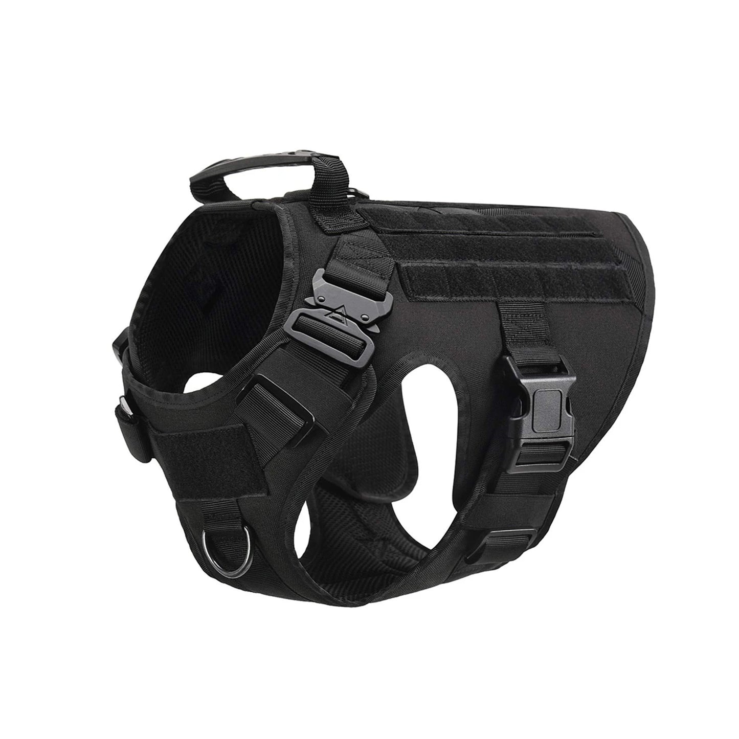 PETRAVEL CN Tactical Dog Harness Vest With Molle Pouches For Training Walking