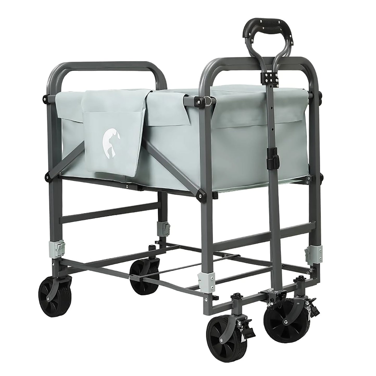 DishyKooker Folding Adjustable Height Dog Bath Tub with Cart
