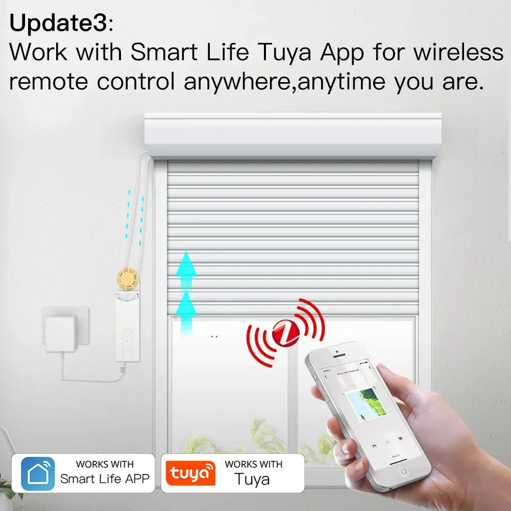 MOES ZigBee Motorized Roller Blinds Drive Hub for Tuya Alexa Google Home