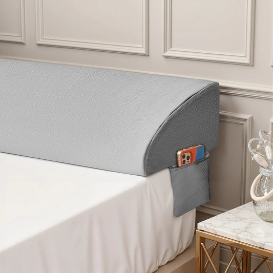 JHK Memory Foam Headboard Wedge Pillow Cooling Cover