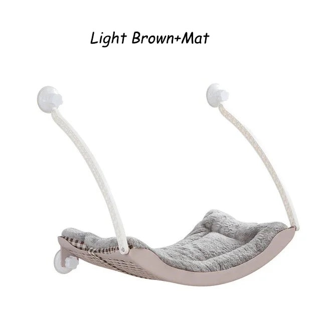 Cat Window Hammock Bed With Strong Wall Mount Brackets