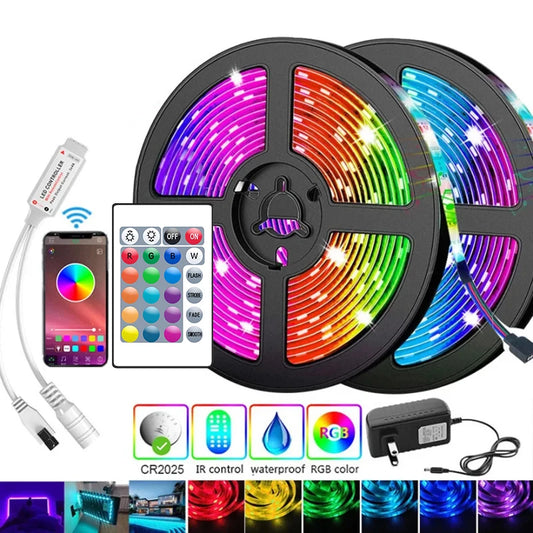 GOOLOOK RGB LED Strip Light 5050 With Bluetooth Controller