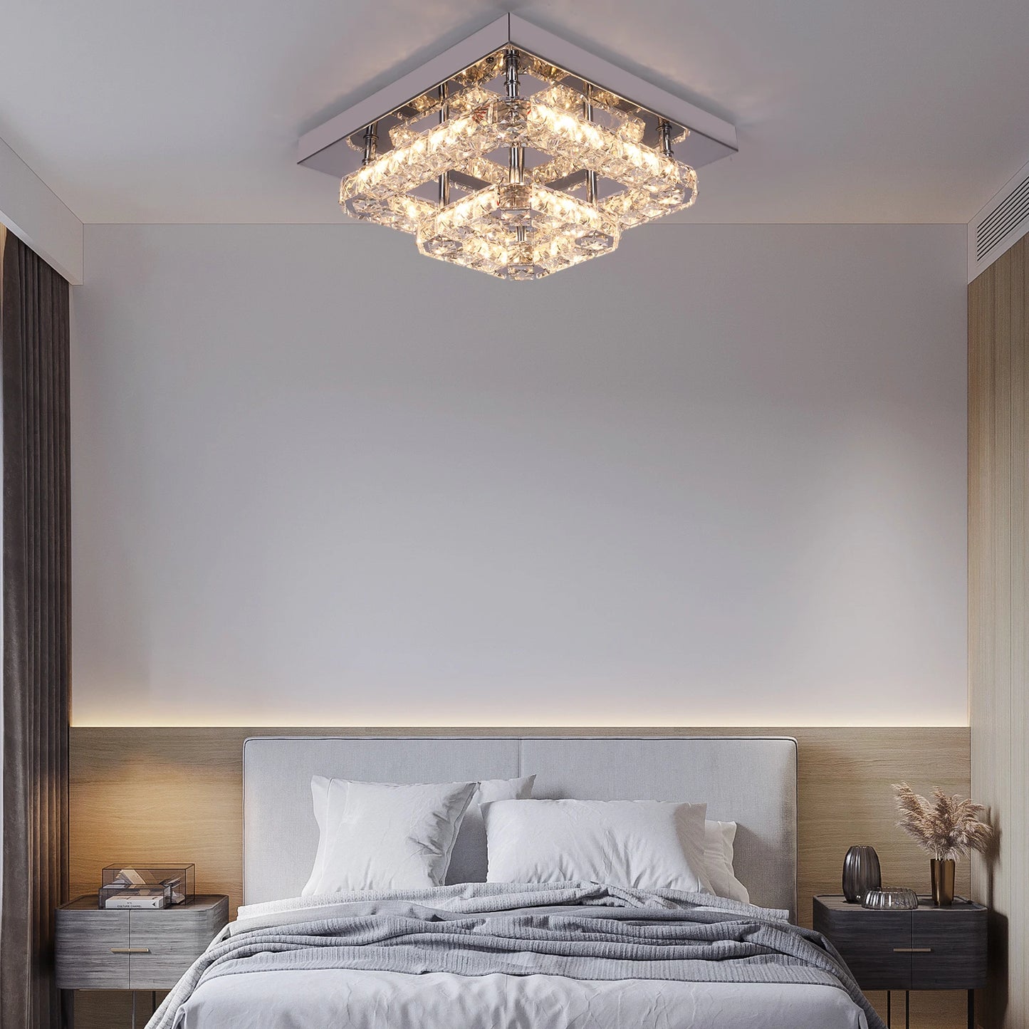 Vetrulus Crystal Chandelier Luxury Living Room Ceiling Light