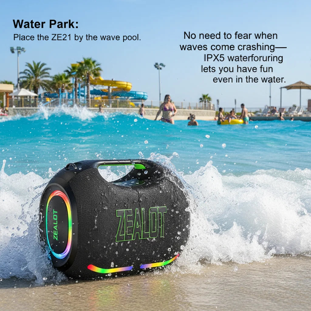 Zealot 400W Portable Bluetooth Speaker With 48000mAh Power Bank