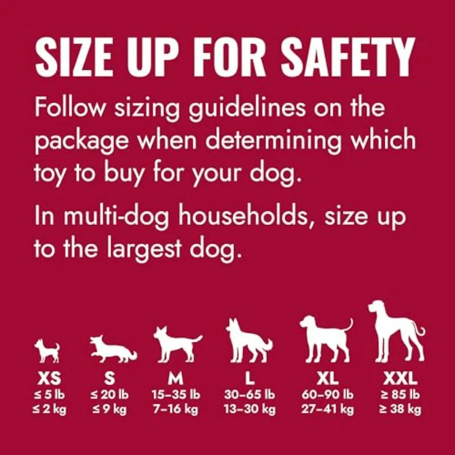 Classic Stuffable Dog Toy With Treat Filling And Erratic Bounce
