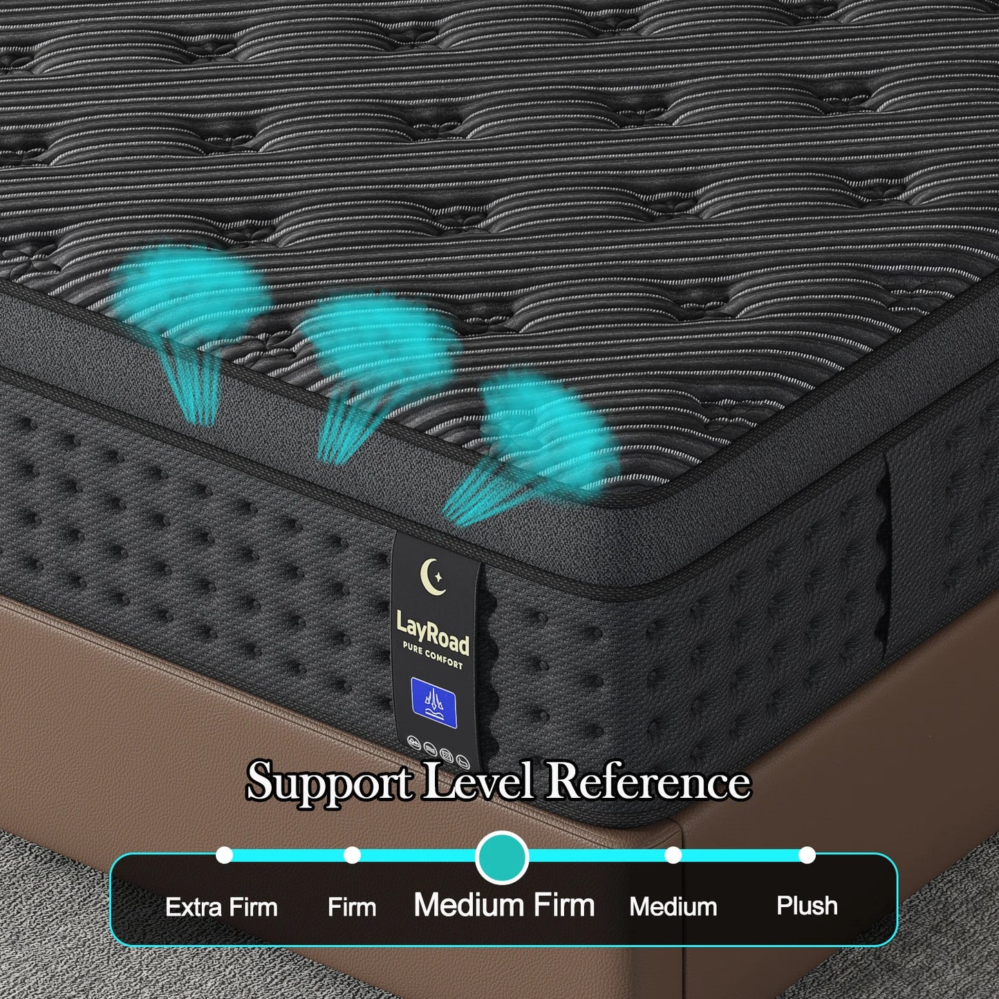 Fiberglass Free Memory Foam Hybrid Mattress With Pocket Springs