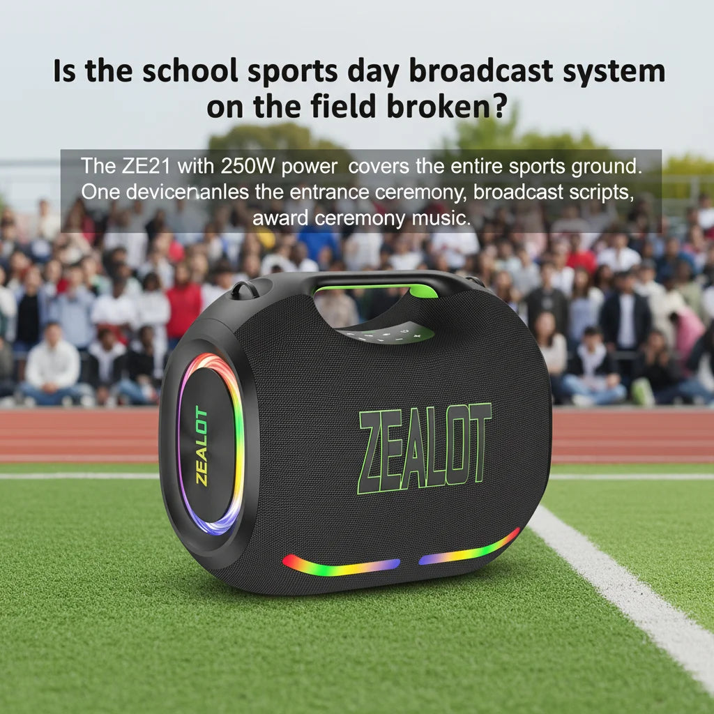 Zealot 400W Portable Bluetooth Speaker With 48000mAh Power Bank