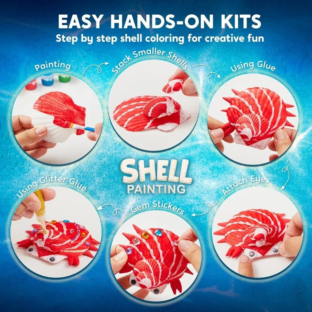 Joyfy Kids Seashell Painting Art And Crafts Kit Set