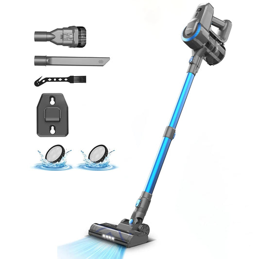 INSE YISORA N300 Cordless Upright Vacuum Cleaner For Carpets And Hard Floors