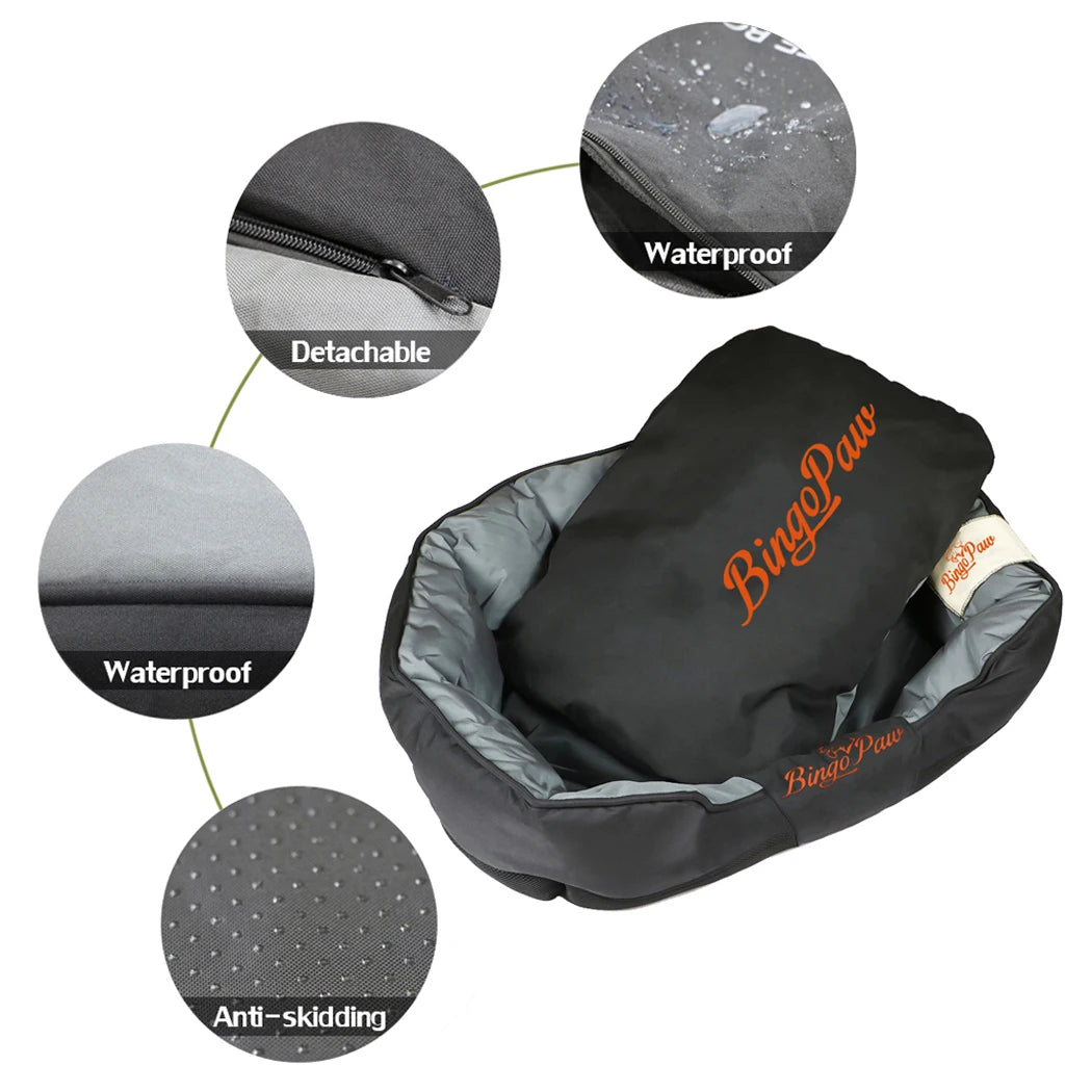 BORWART Orthopedic Dog Bed Waterproof Removable Cushion