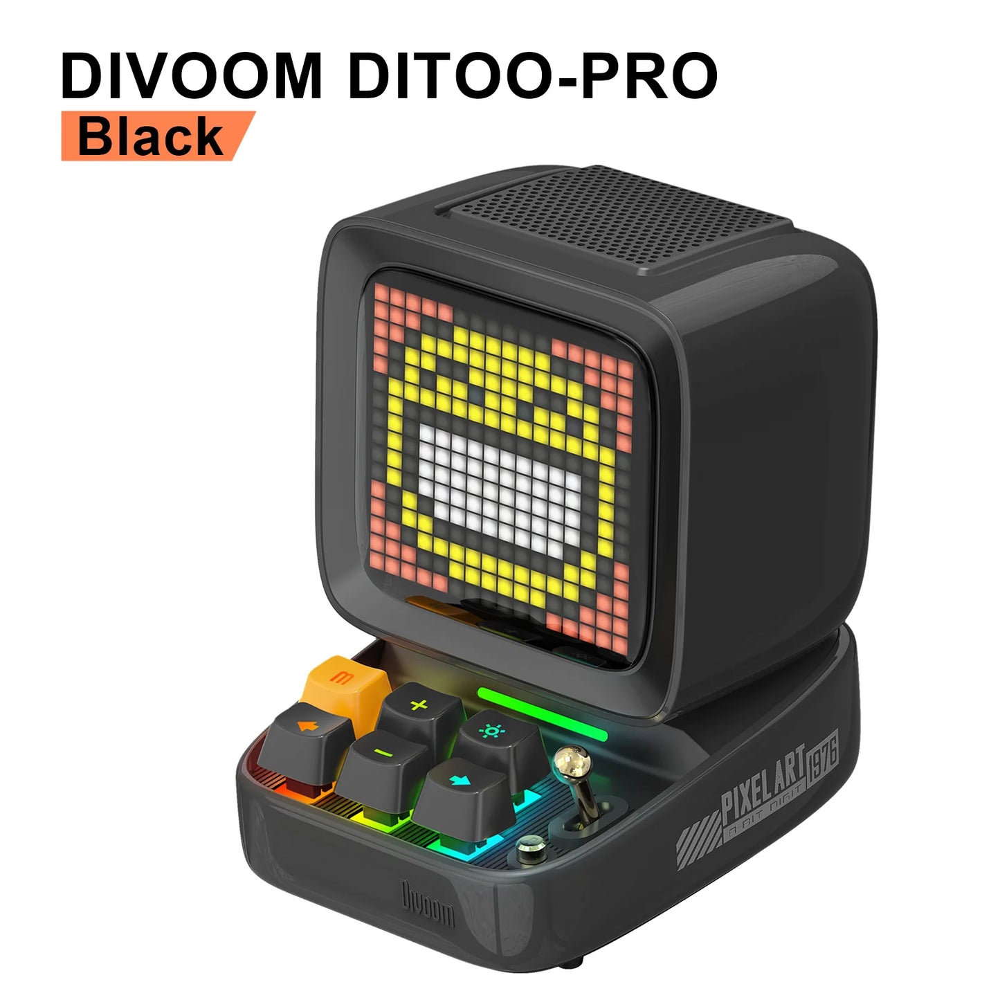 Divoom Retro Pixel Bluetooth Speaker Portable Wireless LED Alarm Clock