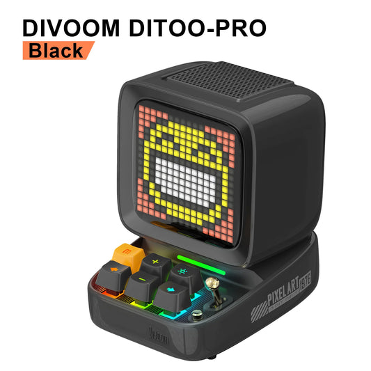 Divoom Retro Pixel Bluetooth Speaker Portable Wireless LED Alarm Clock
