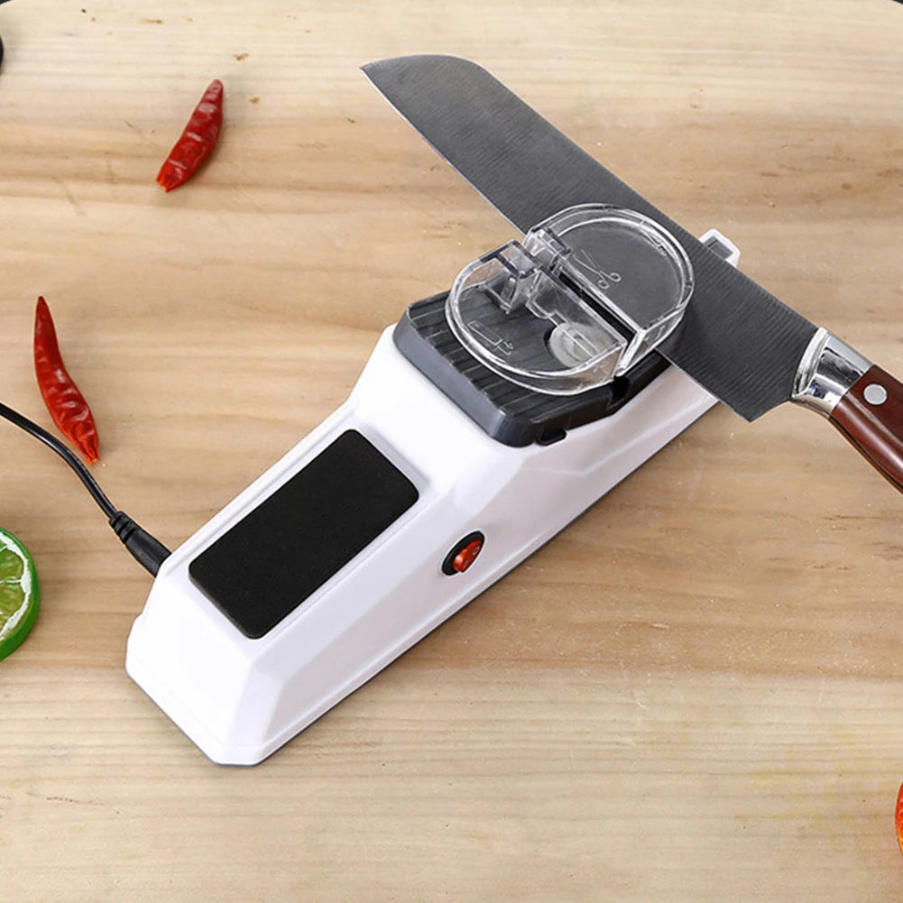 APWIKOGER Electric Knife Sharpener Adjustable USB Rechargeable