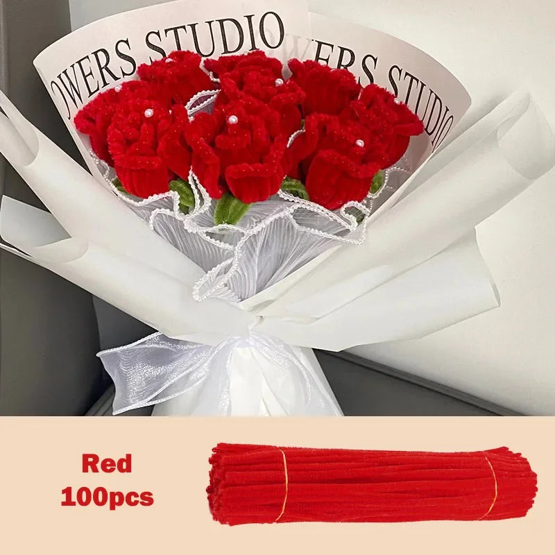 Colorful Chenille Stems Pipe Cleaners Set For DIY Crafts