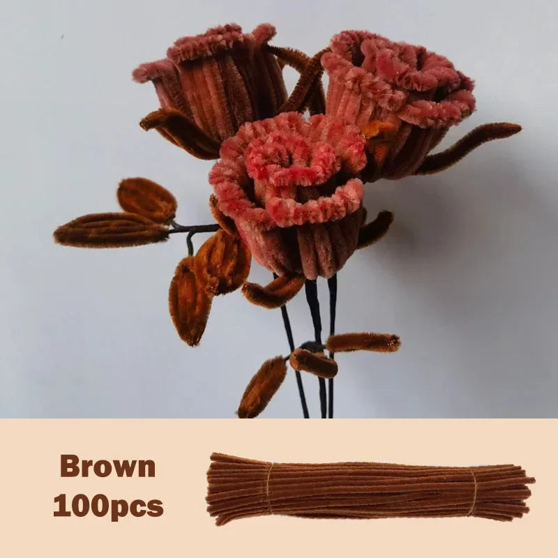 Colorful Chenille Stems Pipe Cleaners Set For DIY Crafts