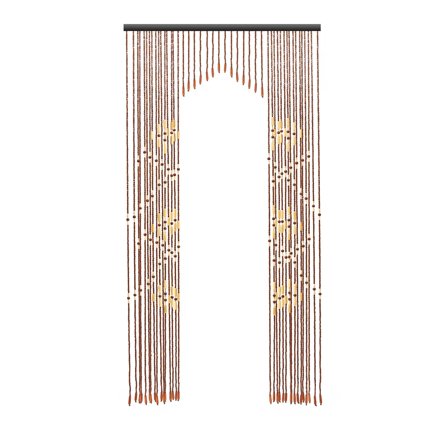 Wooden Bead Curtain:Durable, and Symbolic Home Décor for Luck and Prosperity  curtains for living room luxury  kitchen curtains