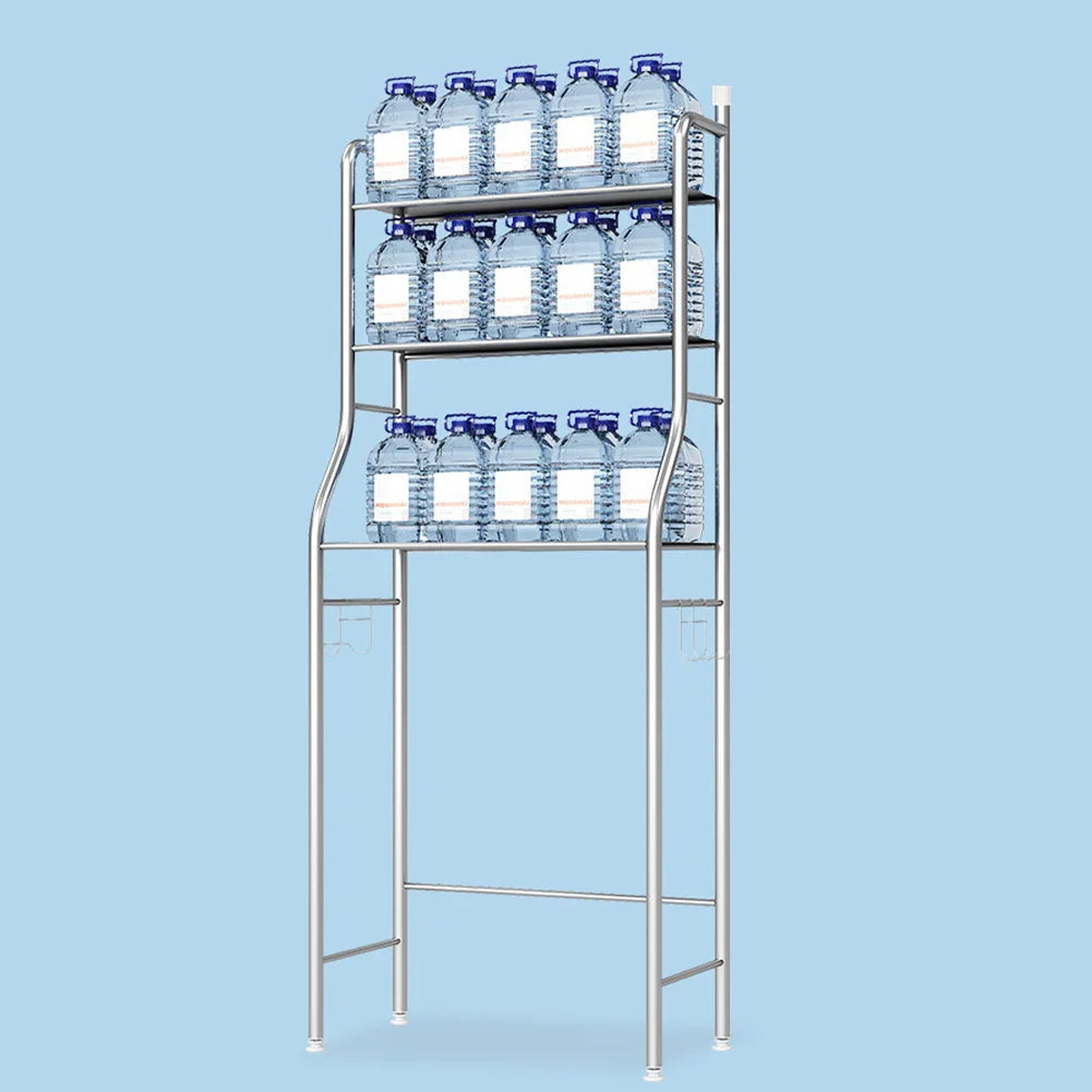 Studyset Over Toilet Storage Shelf 2/3-Tier Freestanding Metal Bathroom