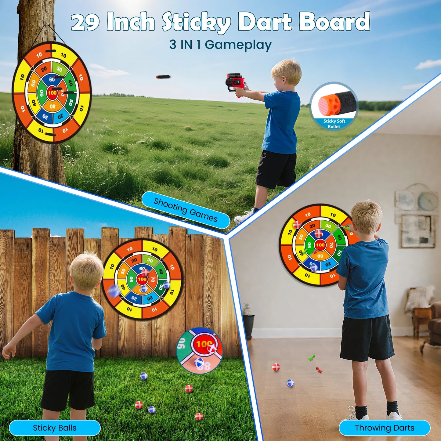 VATOS Ultimate 4 in 1 Archery Battle Arena for Kids