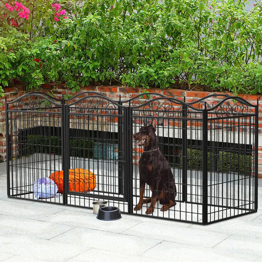 Bingopaw Heavy Duty Eight Panel Foldable Dog Indoor Playpen