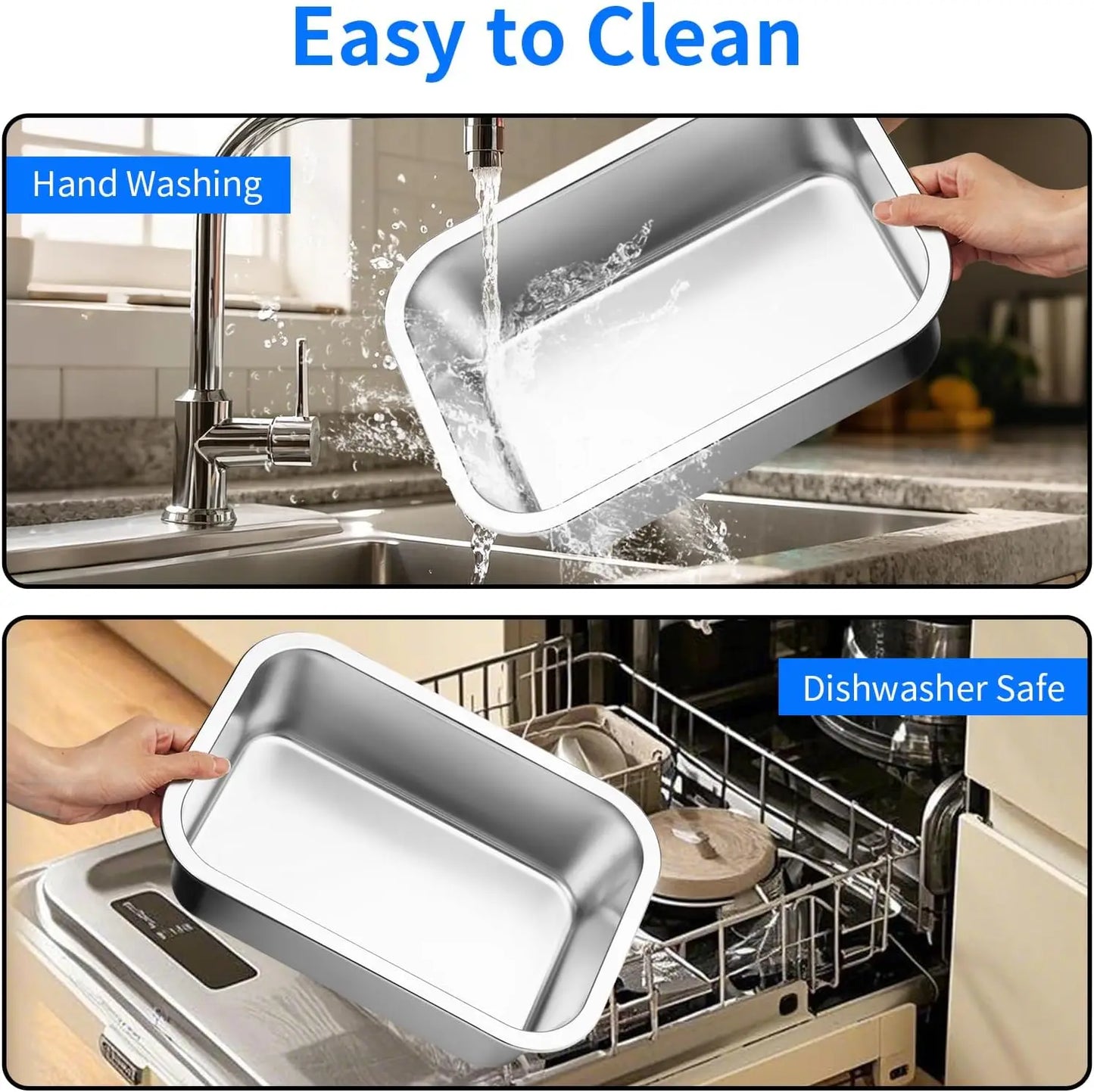 Stainless Steel Dog Water and Food Bowl No Spill Outdoor Feeder