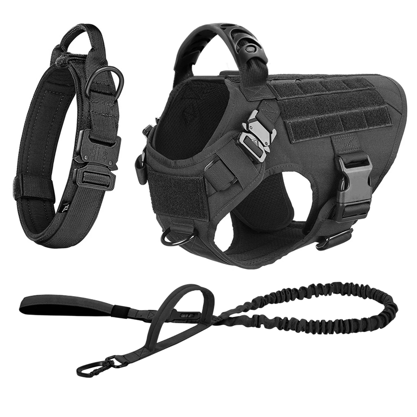Durable Dog Harness And Leash Set For Training And Walking