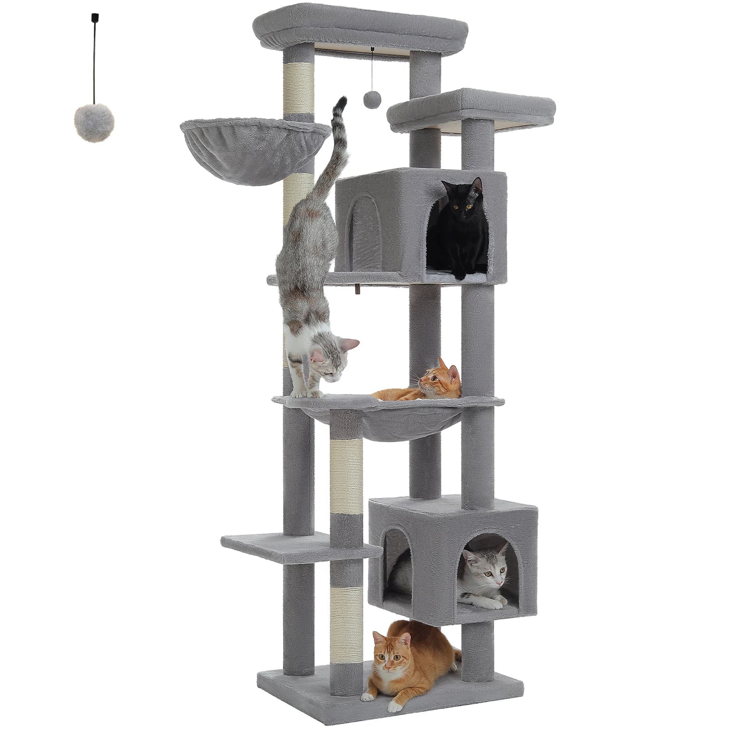 PAWZ Road Large Cat Tree Tower With Scratching Posts
