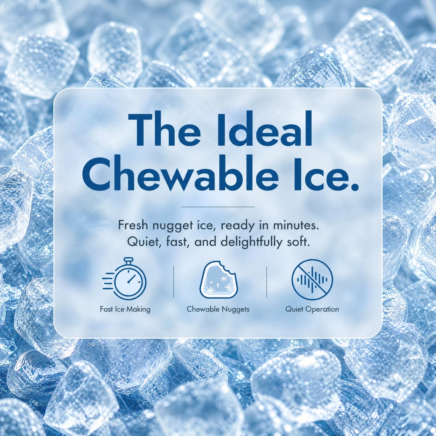 Philergo Nugget Ice Maker Countertop Pebble Ice 33 Lbs Output
