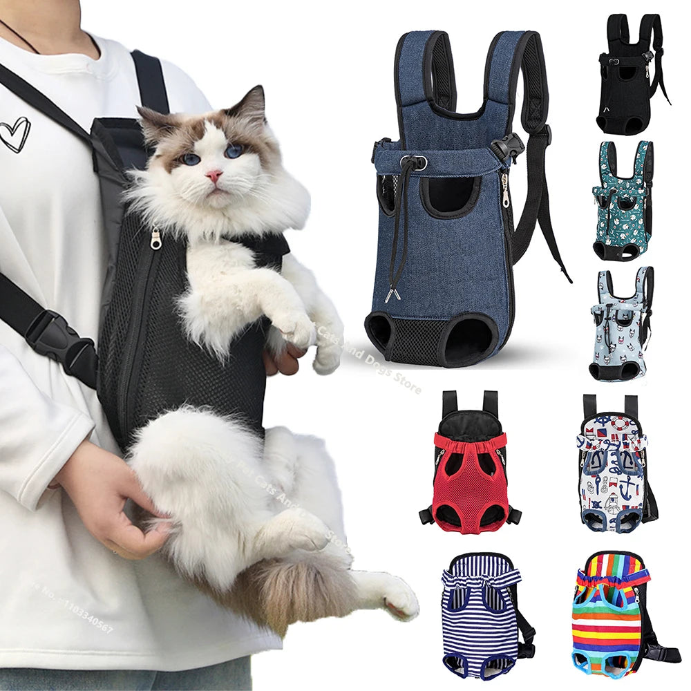 Pet Backpack Carrier For Cats And Dogs Travel Hiking