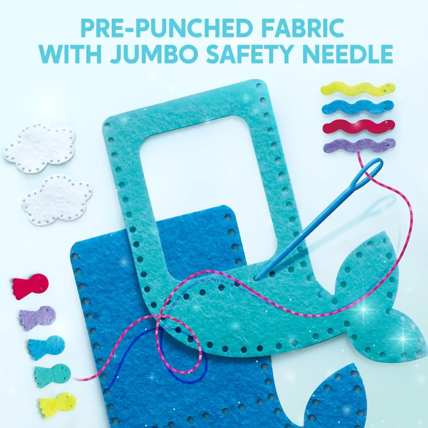 Joyfy First Sewing Kit For Kids With 7 Unicorn Projects