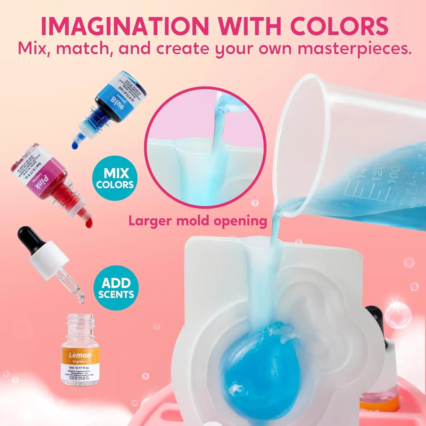 Joyfy Unicorn Soap Making Kit For Kids STEM Craft Activity