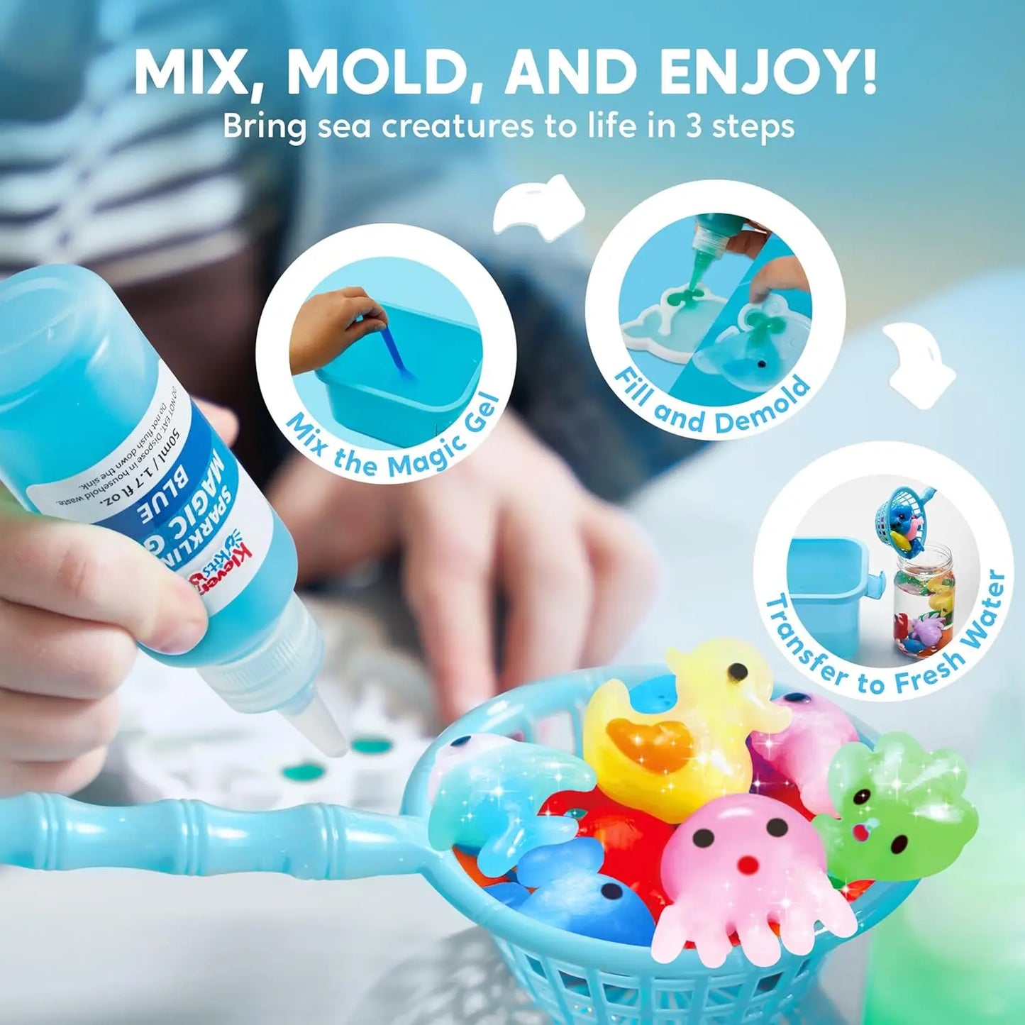 Joyfy Water Gel Kit Magic Fairy Toy With Gels Preserving Bottle