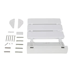 Folding Shower Seat Wall Mount Stool Supports 130kg Load Capacity