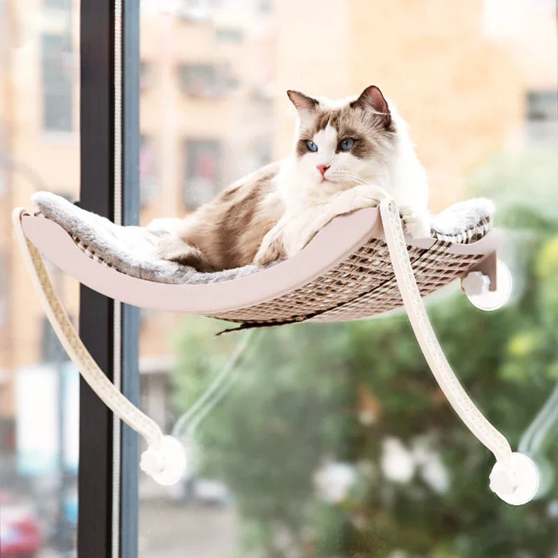 Cat Window Hammock Bed With Strong Wall Mount Brackets