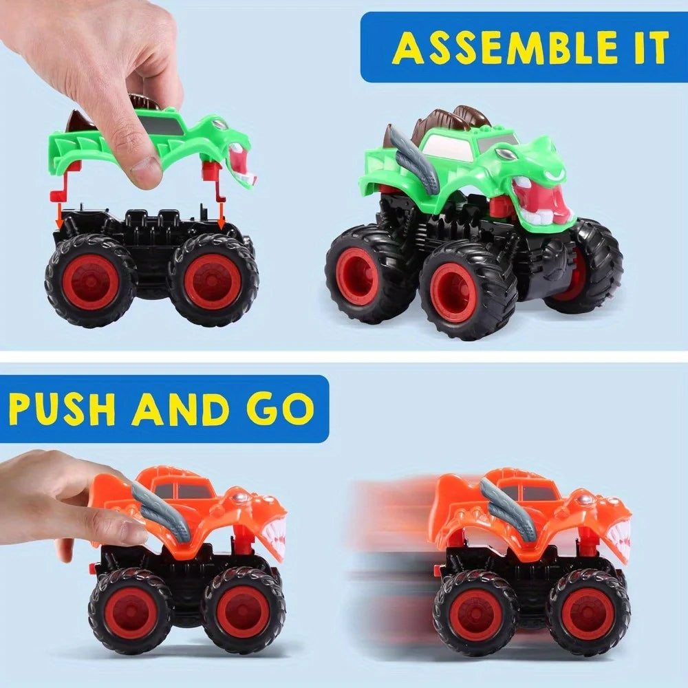Joyfy Kids Craft Kit Build And Paint Monster Car Set