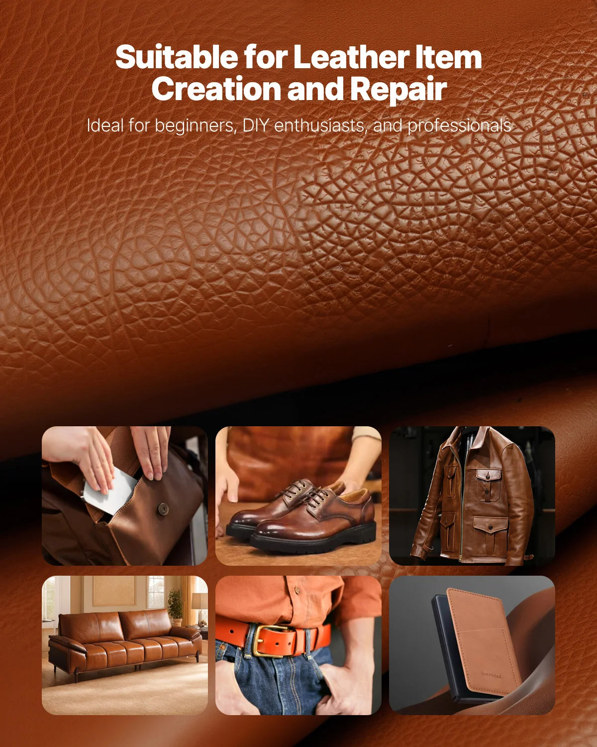 SucceBuy Leather Working Tools Kit 38/59/61/72/92 Piece Set