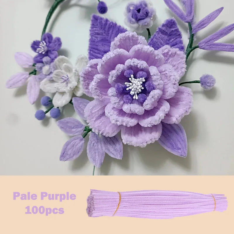 Colorful Chenille Stems Pipe Cleaners Set For DIY Crafts