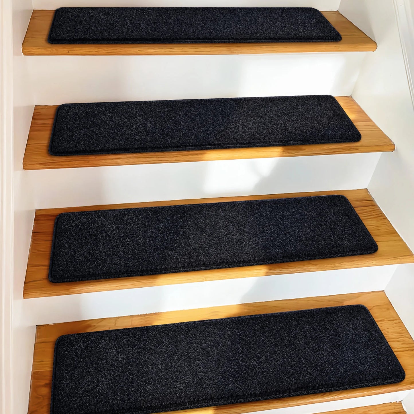 Non Slip Carpet Stair Treads Indoor Protection Washable And Reusable