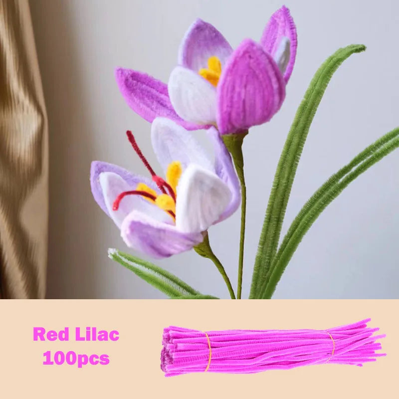 Colorful Chenille Stems Pipe Cleaners Set For DIY Crafts