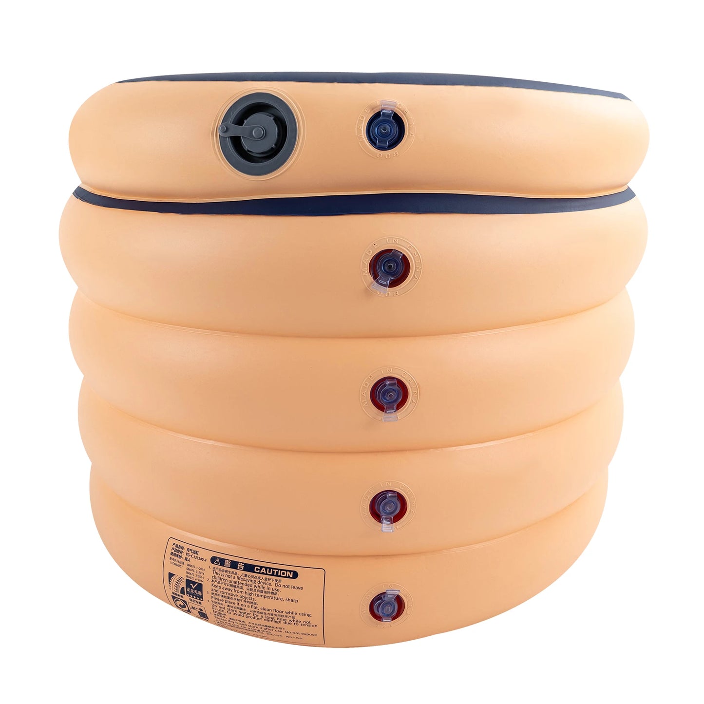 Foldable Inflatable Adult Bathtub With Wireless Electric Air Pump