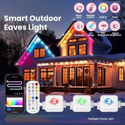 MIMIRGB RGBIC Outdoor Lights With 75 Scene Modes 90 LEDs