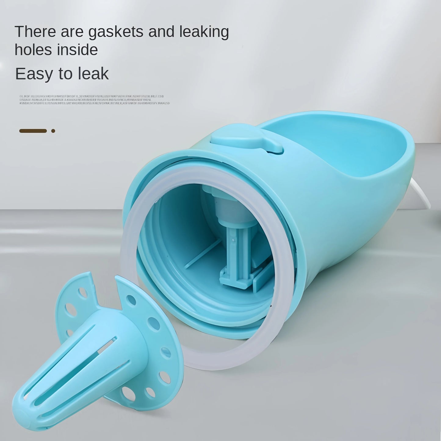 Portable Pet Water Bottle With Food Storage Dogs And Cats