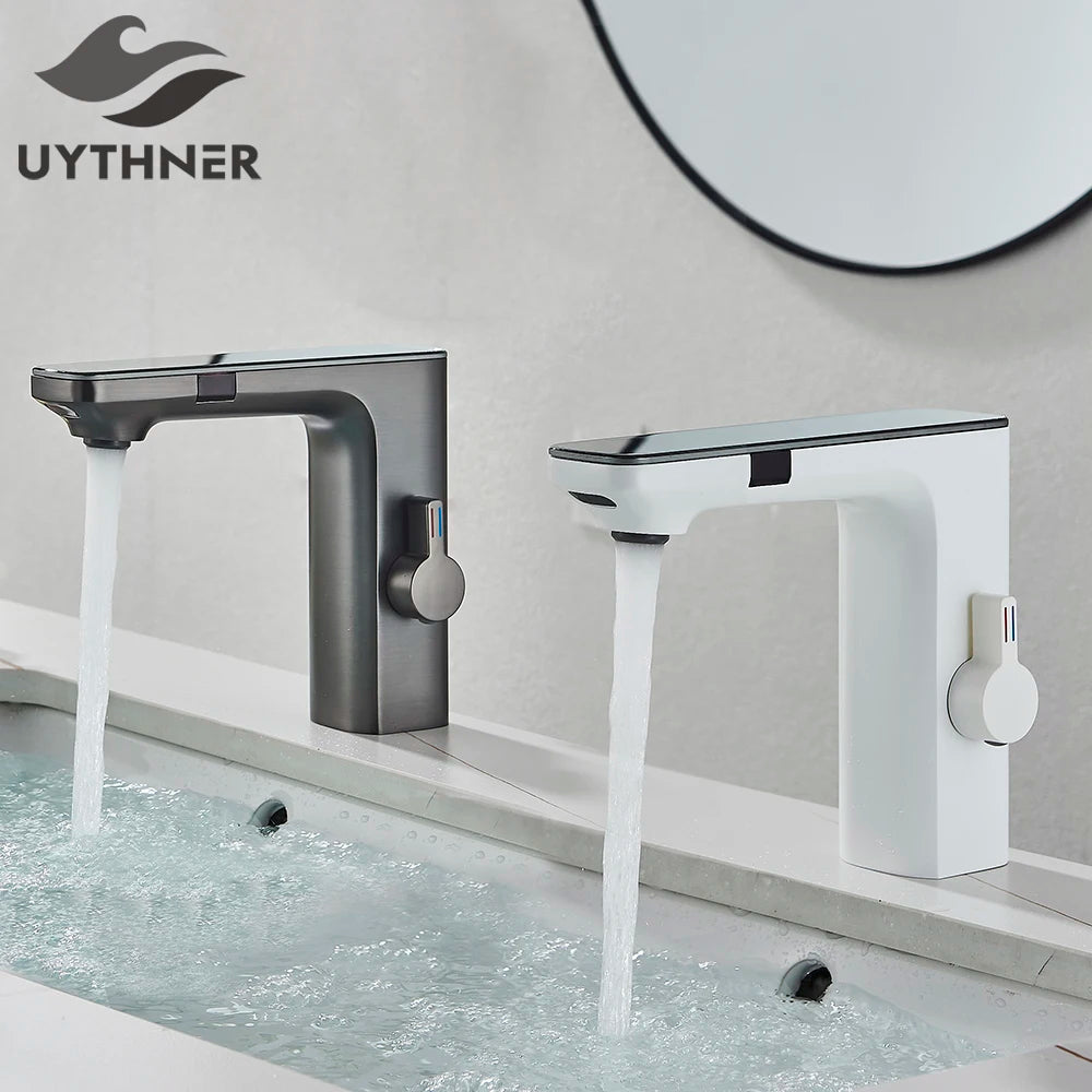 Uythner Smart Sensor Basin Faucet With Digital Display Touchless