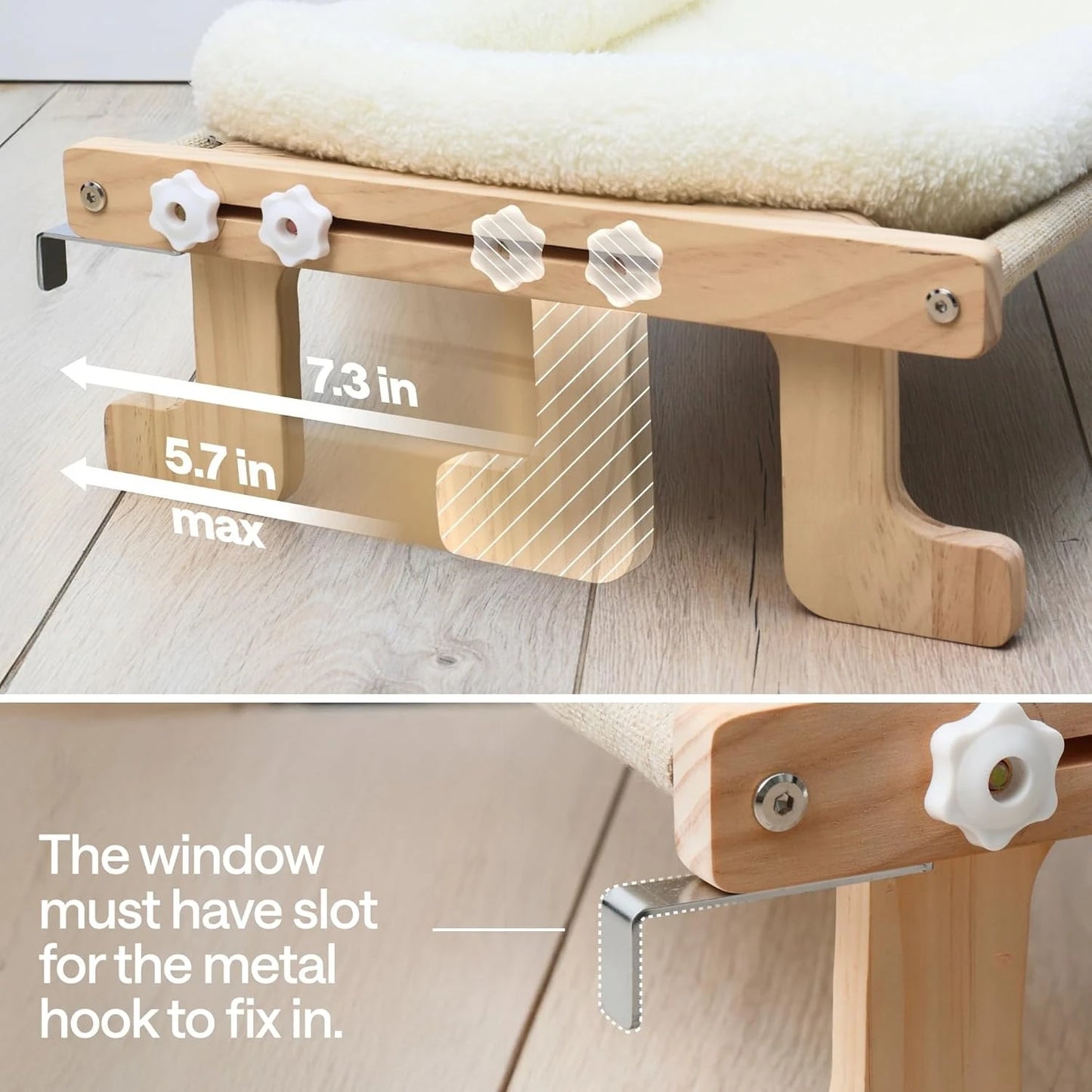 Cat Window Perch Heavy Duty Foldable Hammock Bed For Cats