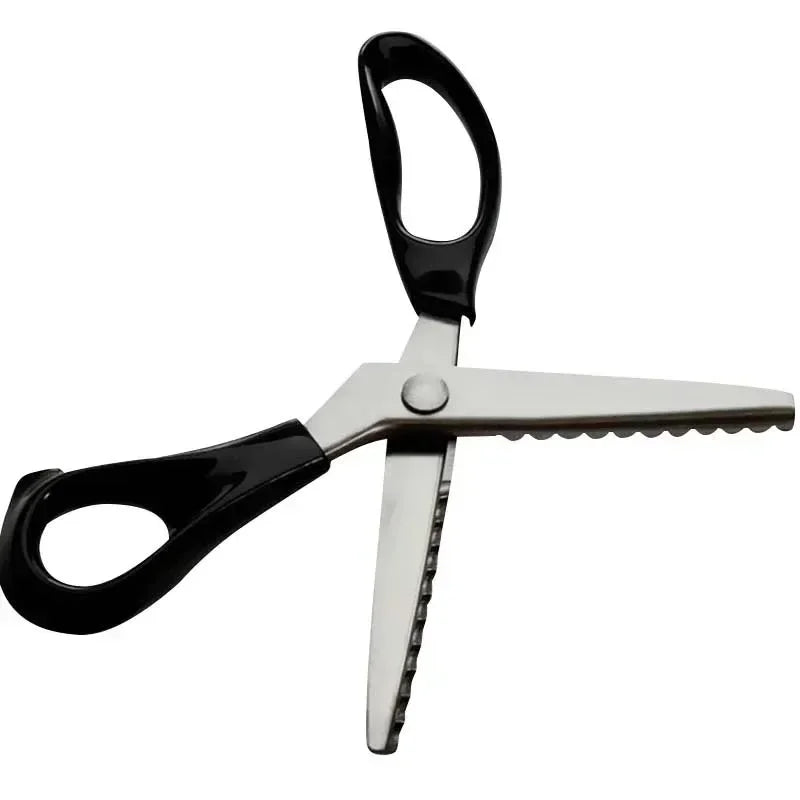 Pinking Shears For Dressmaking, Scalloped Edge, Stainless Steel Tailor Scissors