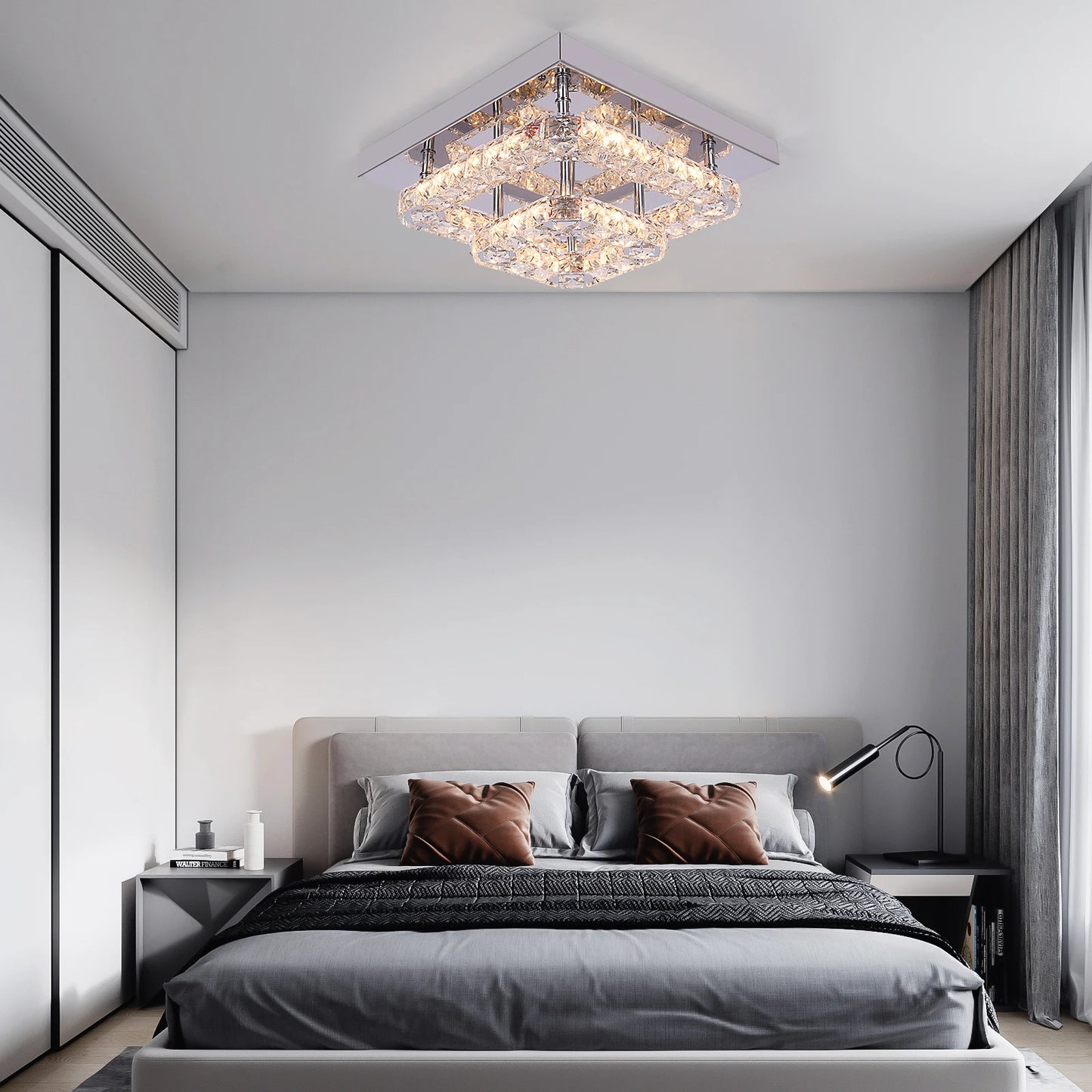 Vetrulus Crystal Chandelier Luxury Living Room Ceiling Light