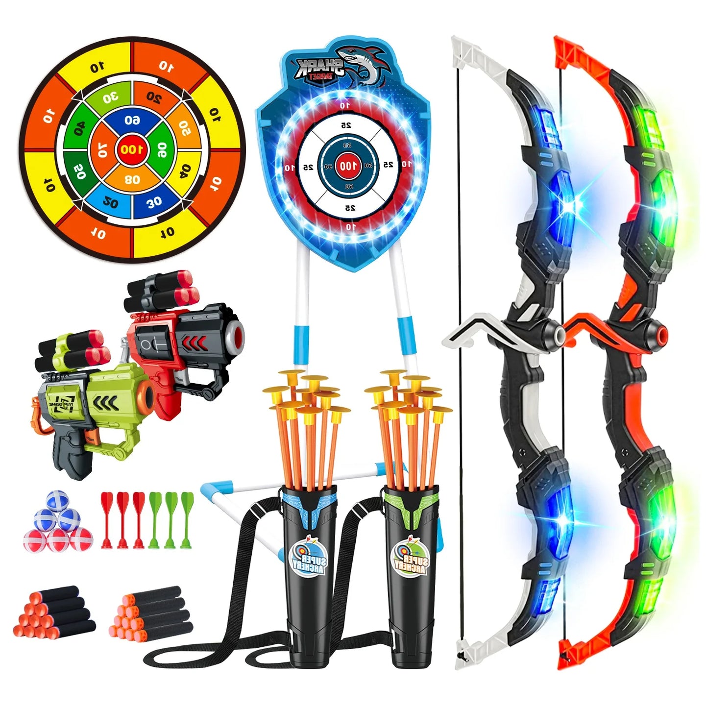 VATOS Ultimate 4 in 1 Archery Battle Arena for Kids