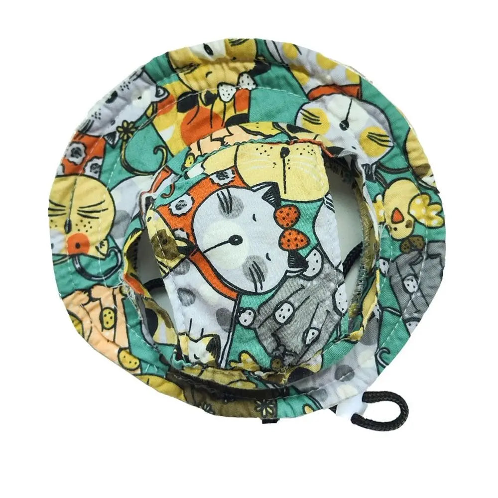 Adjustable Pet Sun Hat For Cats And Dogs Breathable Sunshade
